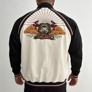 Vintage Ecko Unltd Bomber Jacket Men 3XL Y2K Baggy